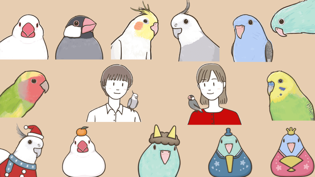 YouTubeメンバーシップ【tori-tomo】の鳥さん絵文字